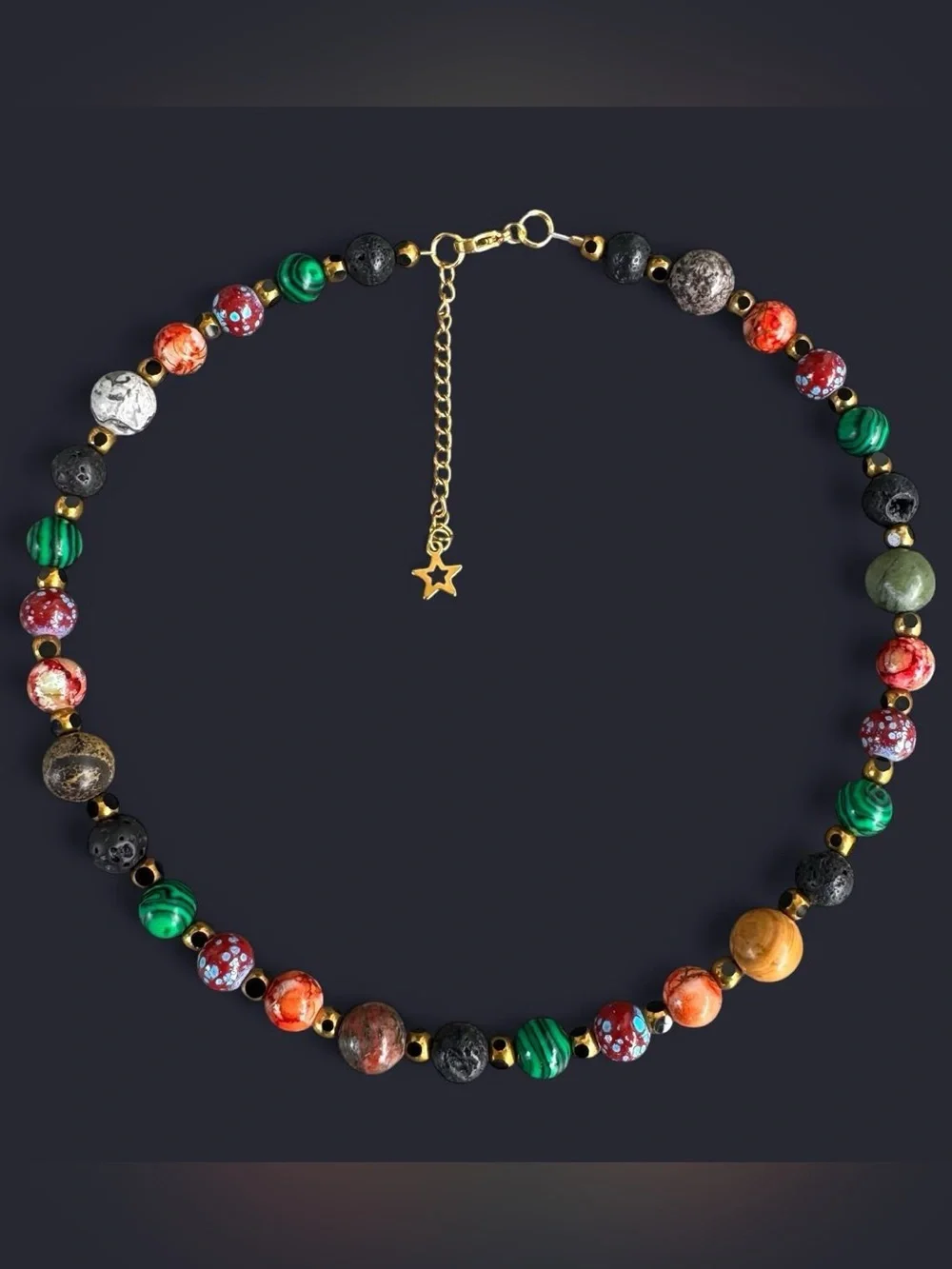 Noah Mixed Bead Necklace